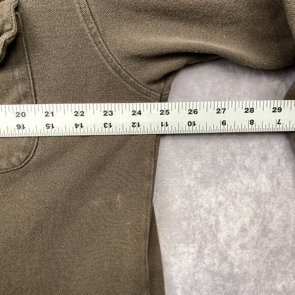 Vintage Union Bay Button Front Shirt Mens Large Brown Heavyweight Cotton Pockets - Picture 12 of 13